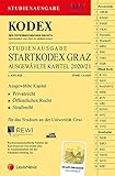 KODEX Startkodex Graz 2020/21: Studienausgabe für die Uni G