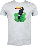 T-Shirt mit Tukan-Flagge, Only Toucan Play, Grau - grau - Größe: 3X-Larg