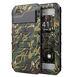 Beeasy Hülle Kompatibel mit iPhone 6 / 6S, Wasserdicht Stoßfest Outdoor Handy Case Militärstandard Schutzhülle mit Displayschutz Metall Robust Heavy Duty Handyhülle für iPhone6 / iPhone6S,Camouflag