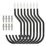 Luxebell 8 Stücke Fahrradhaken, Fahrradhalter geeignet vielseitig einsetzbar zum Aufhängen verschiedener Werkzeuge und Geräte, Belastbarkeit 60 lbs / 25 kg