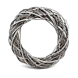 TGG Weidenkranz grau, gewaschen, 35cm, Spaltweide, Shabby, Holzkranz !!!