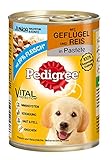 Pedigree Junior Hundefutter Geflügel Und Reis in Pastete, 400 G