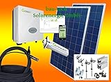 bau-tech Solarenergie 1000Watt Photovoltaikanlage für Eigenverbrauch Plug & Play Komplettset mit Montagematerial für Flachdach GmbH