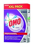 Omo Professional 100963000 Buntwaschmittel, Pulver für leuchtende Farben, kein Verbleichen, hohe Flecklösekraft, für 120 W