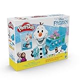 Play-Doh E5375EU4 Die Eiskönigin Schlittenfahrt mit Olaf mit 5 Farben,