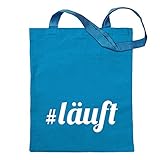 Kiwistar Läuft Tragetasche Baumwolltasche Stoffbeutel Umhängetasche Langer Henk