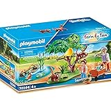 PLAYMOBIL Family Fun 70344 Kleine Pandas im Freigehege, inkl. Figuren und Zubehör, ab 4 Jahren, 24.8 x 9.4 x 14.2