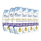 Head & Shoulders Suprême Repair Anti-Schuppen Shampo, 6er Pack (6 x 250 ml), Mit Arganöl, Haarpflege Arganöl, Haarpflege Glanz, Haarpflege Trockenes Haar, Arganöl Haare, Argan Öl, Shampoo D