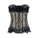 marca blanca Damen Miederhosen Bauch Weg Figurformender Taillenformer Miederslip Miederpants Body Shaper Leopard S
