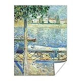 Poster - Die Seine bei Saint-Cloud - Edvard Munch - 60x80