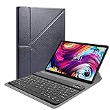 PRITOM Bluetooth Funktastatur geeignet für 9-11 Zoll Tablet Computer, Funktastatur mit Schutzhülle kompatibel für iPad/Android/Windows Tablets (schwarz)