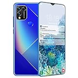 WANGFENG Android 10 Smartphones, freigeschaltete Mobiltelefone 13 + 24mp Quad-Rückfahrkamera Dreifachkarten-Slots 6,7'Punchloch-Bildschirm Dual-SIM-Telefone 4800mAh Globale B