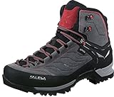 Salewa MS Mountain Trainer Mid Gore-TEX Herren Trekking- & Wanderstiefel, Grau (Charcoal/Papavero), 44.5 EU
