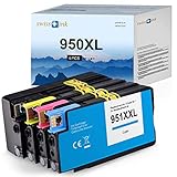 Swiss Ink kompatibel zu HP 950XL 950 XL für HP Officejet Pro 8600 8610 8600 8620 8615 8100 8625 8630 8640 8660 251dw 276dw(Schwarz/Cyan/Magenta/Gelb)