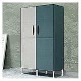 Portable Garderobe Multi-Use-Schrank Kleiderschrank Tragbare Schrank Organizer Schlafzimmer Armoire mit Türen Hochleistungsstruktur Leicht zu montieren 34 'L x 17.7' D x 69 'H für Hängende Kleidung,
