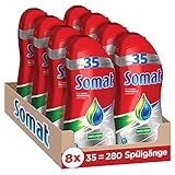 Somat Power Gel Geschirrspülmittel für die Spülmaschine (8 x 700 ml), Geschirrreiniger gegen Fett & Eingebranntes, für Kurzprogramme geeig