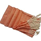 Mexikanischer Rebozo Schal, ideal für natürliche Geburt, Doula Massage, 250 cm, Orang