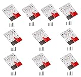 Yanobia Ultradünner, unsichtbarer magnetischer Türstopper, für Schubladen, magnetischer Türschließer, für Küchenschrank, Tür, Schließen, magnetischer Türverschluss (10 Set)
