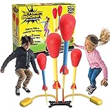 Stomp Rocket Dueling 4 Rockets & Rocket Launcher Outdoor rocket toy for boys & girls ages 6+