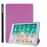 COOVY® Ultra Slim Cover für Apple iPad 9.7 (Model 2017/2018) Smart Schutzhülle Case Hülle mit Standfunktion und Auto Sleep/Wake up | hotpink