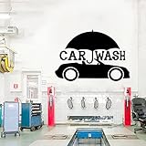 Moderne Aufkleber Autowaschanlage Vinyl Wandaufkleber Reparatur Autowaschanlage Tapete Wandtattoo Wandbild Tapete A7 28x40