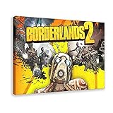 Borderlands 2 Game Classic Boy Girl Gift 2 Leinwand Poster Wandkunst Dekor Druck Bild Gemälde für Wohnzimmer Schlafzimmer Dekoration Rahmen: 50 × 75