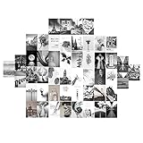 YSISLY 50PCS Ästhetische Wand Collage Bild Foto Set 10x15cm Blau/Beige/Lila Cool/Warm Farbe Raumdekoration für Jugendliche, Fotosammlung Wandkunstdruck für Schlafzimmer, Wohnheim-Fotoanzeige (C)