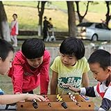 Tischspiel für Kinder Kinder Tabletop Desktop Fußball Foosball Mini Fußballtisch Spiel Familie Spaß Spielzeug Kinder Geschenk Partyspaß Familientisch (Color : Blue, Größe : One Size)