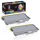 Gootior TN-2120 Toner kompatibel für Brother TN2120 für DCP-7030 DCP-7040 DCP-7045N HL-2140 HL-2150N HL-2170 HL-2170W MFC-7320 MFC-7340 MFC-7440N MFC-7840W 2xSchw