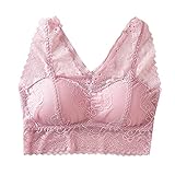 TEELONG Bras Chest Camisole Underwear Cup Vest Ring-Free Comfortable Women Sexy Female Intimates (Pink, Free Size)