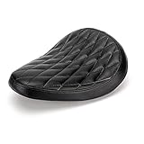 Triclicks Universal Schwarz Motorrad Solo Sitz für Harley Honda Yamaha Kawasaki Suzuki Sportster Bobber Chopper C