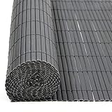 ESTEXO PVC Sichtschutzmatte Sichtschutzzaun Sichtschutz für Zaun Balkon W