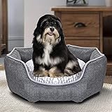 Weymilady hundebett Grosse Hunde Konvex,Hundebett Weiches Schlafsofa wasserdichte Kissenmatte für Welpen Katze Baumwollkissen Heimtierbedarf,Abnehmbarer und waschbarer Heimtierbedarf,L