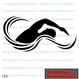 Piktogramm Typ 195 Icon Symbol Zeichen Hallenbad Schwimmbad Pool Schwimmer Aufkleber Sticker ca.15cm von Pegatina Promotion® Aufkleber mit Verklebehilfe von Pegatina Promotion® ohne Hintergrund gep