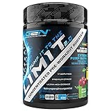 Pump it to the Limit 2.0 - Pre Workout ohne Koffein & Stimulanzen - Citrullin + AAKG + Taurin + L-Ornithin + Rote-Beete-Extrakt - Hochdosiert - 510 g Pulver - Triple Cherry Geschmack