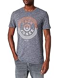 JACK&JONES Mens JJLIGHT Tee SS Crew Neck T-Shirt, Navy Blazer/Fit:REG, M