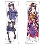 Utaha Kasumigaoka Saekano How to Raise a Boring Girlfriend Body Kissenbezug 160cmx50cm(62.9inx19.6in) 2 Way Tricot Anime Umarmungskissen Bezug Doppelseitig Pillowcase Manga Zierkissenbezug