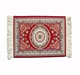 Egurs Teppich Mauspad Orientteppich Mini Teppich Computer Zubehör für den Schreibtisch aus Textilgewebe 1#