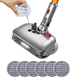 Wischaufsatz für Dyson V7 V8 V10 V11 Wischen und Saugen Gleichzeitig, Integrierter Wassertank, mit 6 Mopptücher 【Neue Version】