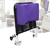 GPMBHNV Rollstuhl Rückenlehne,Kopfstützensitz Rückenhöhe Schwamm Höhe Einstellbar,Halsstützzubehör Für Rollstühle Und Roller,Rot (Color : Purple)