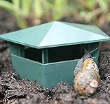 Schneckenfalle Garten 8er-Set | Premium Bio-Schneckenfallen ohne Chemie | Schneckenschutz | Schneckenabwehr Schutzring | Schneckenfallen Garten für Ihre Salatpflanzen und Kohl, Schneckenbekämpfung