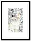 Depeche Mode – Precious – A3 Songtext Typografie Poster Kunstdruck, limitierte Auflage #19
