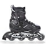 RAVEN Inlineskates Inliner Pulse verstellbar (Black, 40-43(25cm-27,5cm))