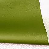 NXFGJ Kunstleder Meterware Lederstoff Strukturierter Kunstlederstoff Lange weiche Glatte Vinylpolsterung, for Möbel Sofas, Stühle, alte renovierte Möbel (Color : Green, Size : 1.38X2m(4.53X6.56ft))