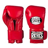 Cleto Reyes Trainingshandschuhe mit Klettverschluss für Damen und Herren (473 g, klassisches Rot)