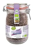 Kopp Vital Bio Chia-Samen im Bügelglas | 700 g | vegan | Ohne Gentechnik | Zusatzstofffrei | Glutenfrei | Laktosefrei | Hergestellt in der EU | 100% Chia-S