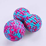 DNDN Spiky Massage Bälle Belastungs Fußreflexzonenmassage, Spiky Massagekugeln Belastungs Fußreflexzonenmassage, Myofasical Ball, Triggerpunkt-Massage für Entspannung und Stress Relief (12,5 cm),C