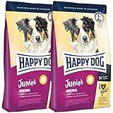 2 x 10 kg Happy Dog Supreme Junior Orig