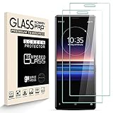 HJX Panzerglas Schutzfolie für SONY Xperia 1, 9H-Härte Tempered Glass, Anti-Kratzer, Blasenfrei, Einfache Installation, Anti-Fingerabdruck Displayschutzfolie für SONY Xperia 1 [2 Stück]