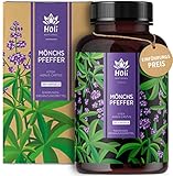 Holi Natural® Mönchspfeffer Extrakt | 180 Kapseln vegan | 30mg je Tagesdosis | ECHTE Vitex Agnus Castus hochdosiert | Tradition ohne Zusatzstoffe & Laborgeprü